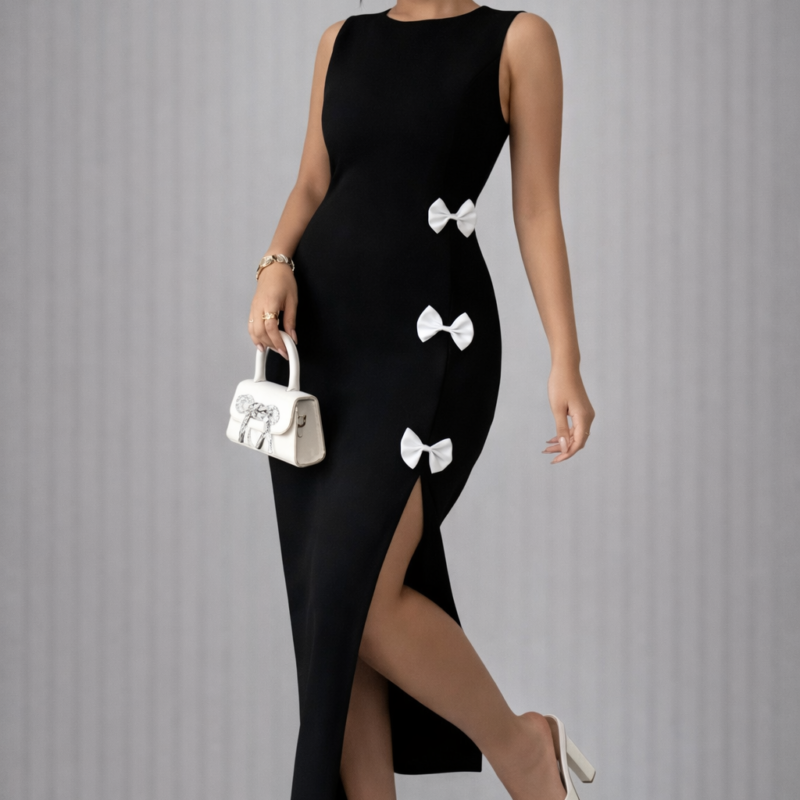 Luma Edge Colourblock Lycra Dress